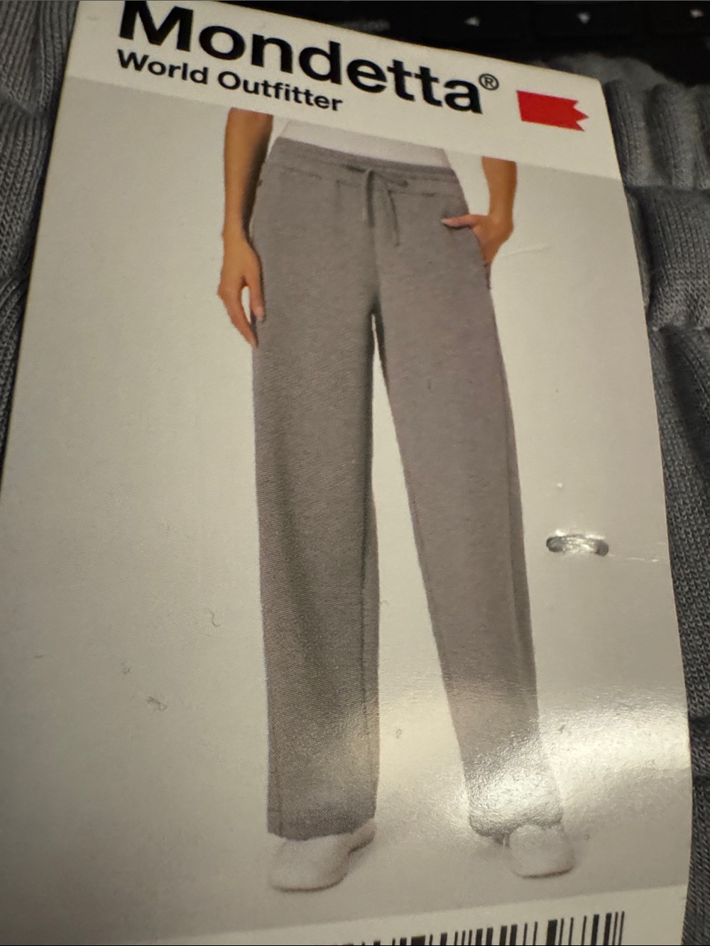 Mondetta Gray Relaxed Drawstring Joggers